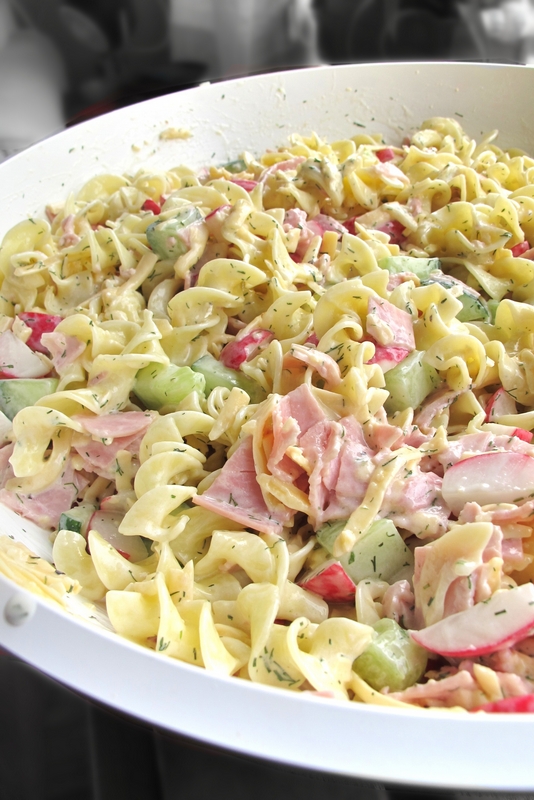 Koude pastasalade 