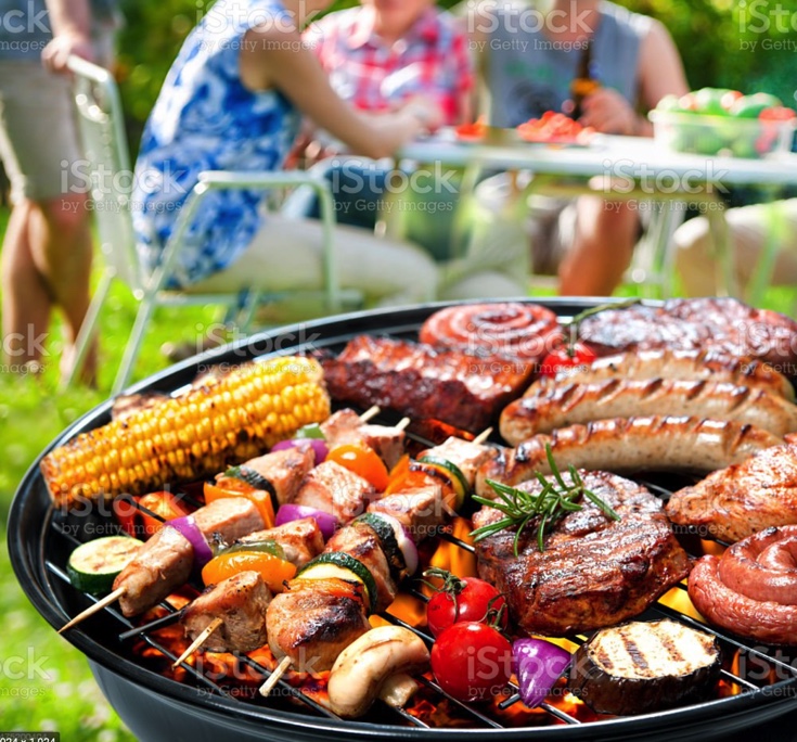BBQ hamburgerparty